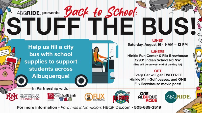 Stuff the Bus Flyer - 2025