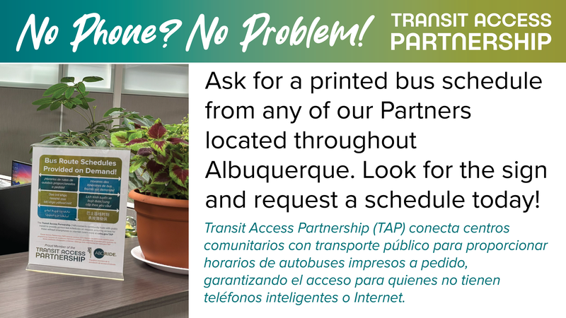 Transit Access Partnership Graphic
