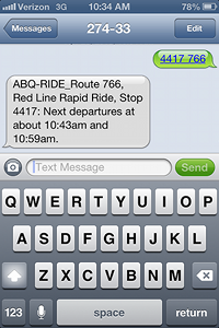 Text2Ride Screenshot