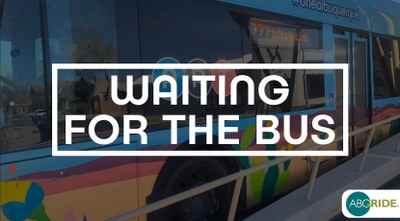 Waiting for the bus.