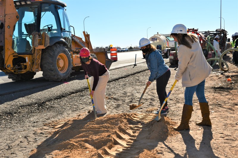 ABQ RIDE Breaks Ground on New West Mesa Bus Stop ABQ RIDE Breaks Ground on New West Mesa Bus Stop