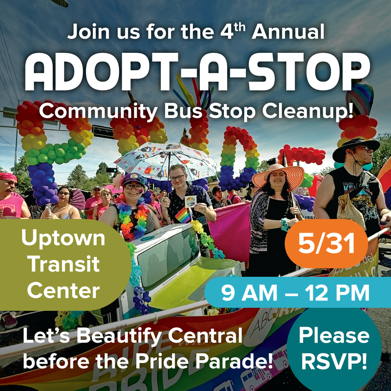 Make City Bus Stops Sparkle for the Albuquerque Pride Parade Make City Bus Stops Sparkle for the Albuquerque Pride Parade