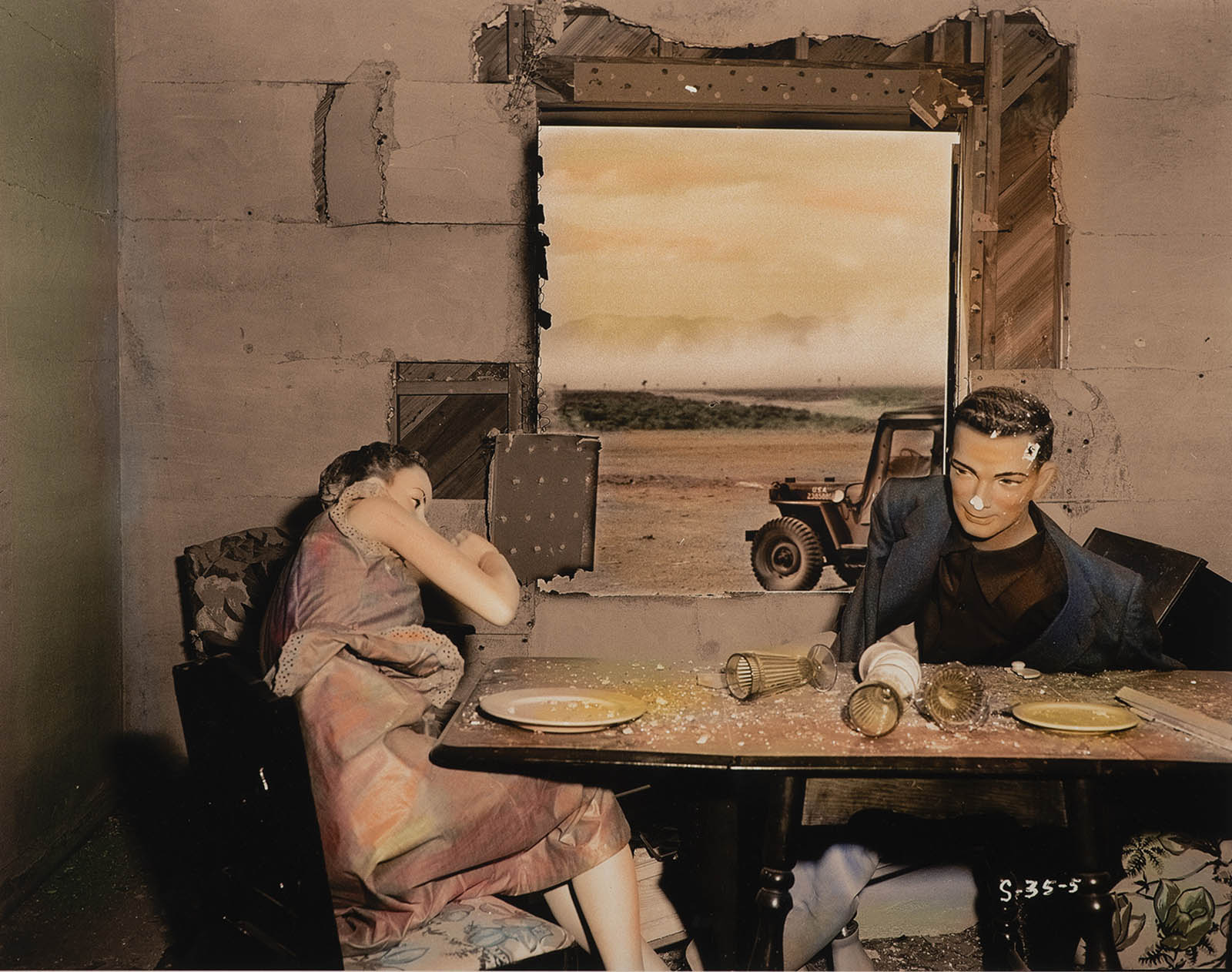 Greg MacGregor, Colorized Los Alamos Archive Negative #S-35-5, 2019