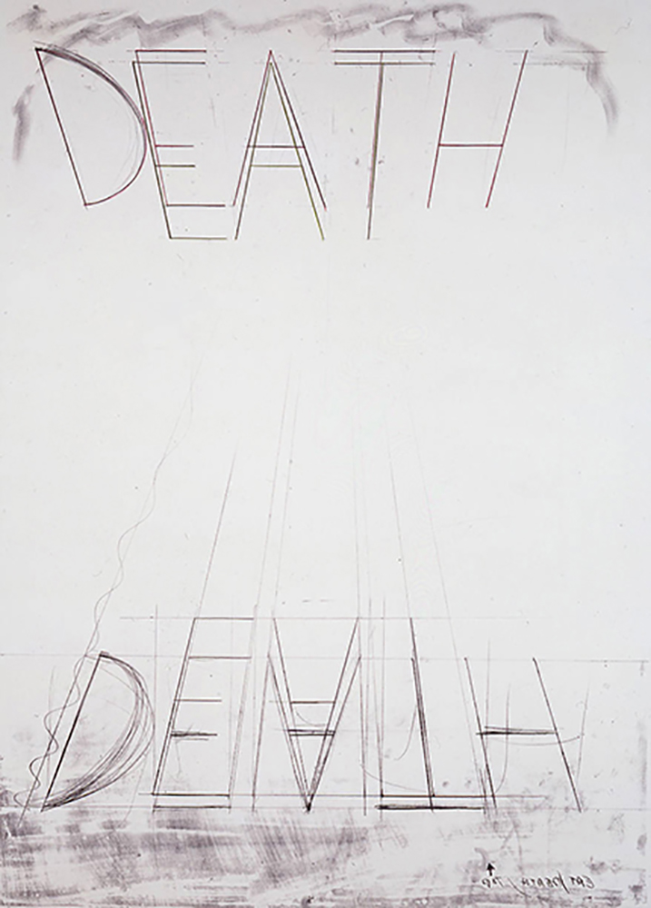 Bruce Nauman, Eat Death, 1976