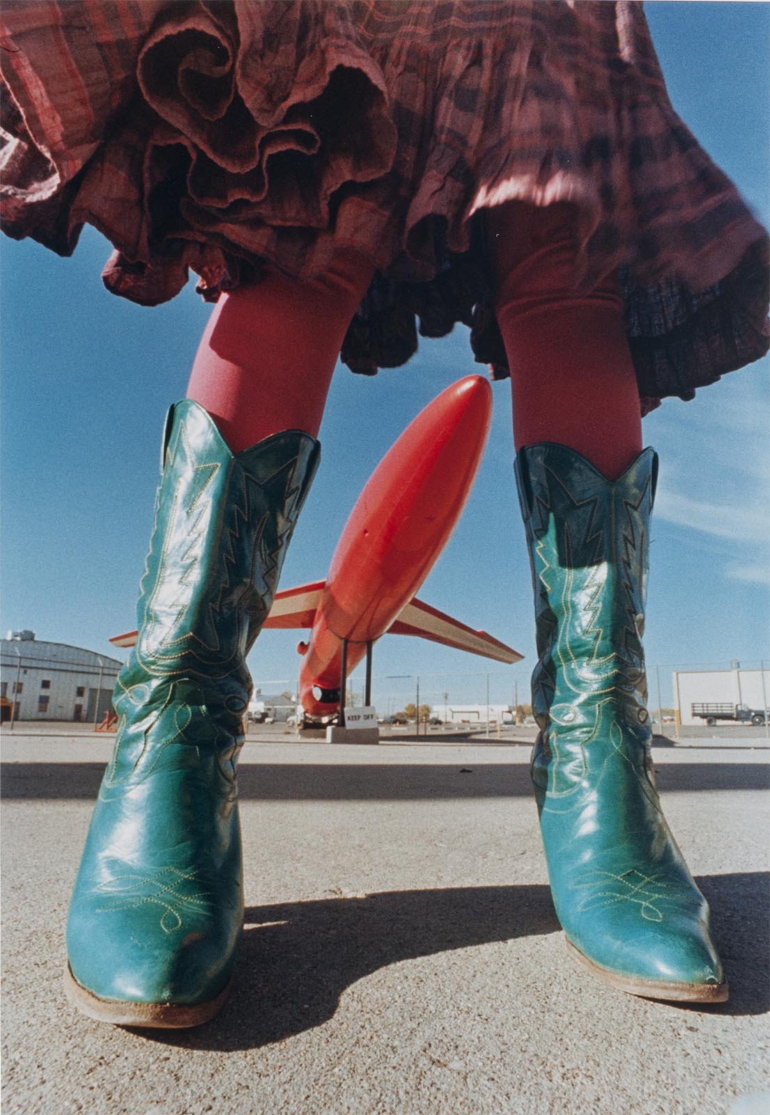 Anne Noggle, Vertical Stance (from the series: Earthbound), 1979