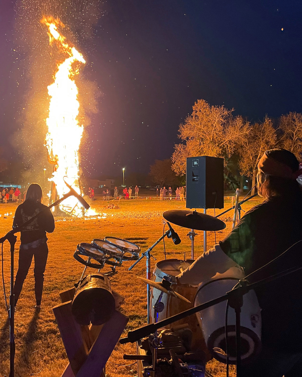 Image from Fidel Gonzalez's El Kookooeee se Quema (the Burning of the Kookooee) event.