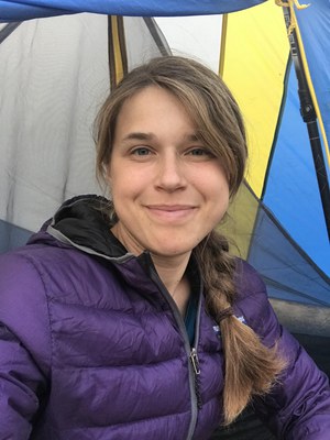 Image of Sophia Fricke wearing a purple jacket.