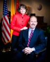 First Lady Maria Berry and Mayor Richard J. Berry