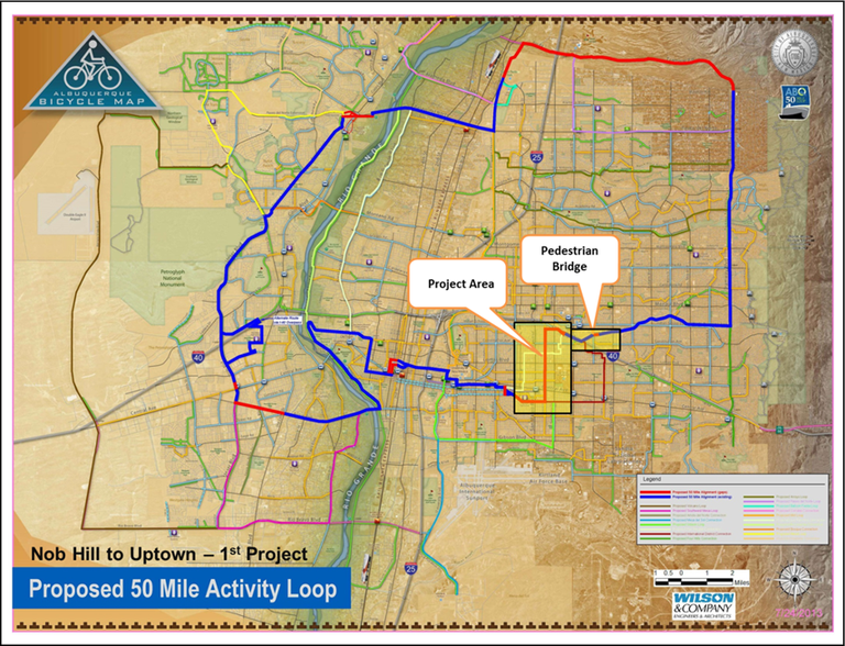 50 mile loop - 1st project map