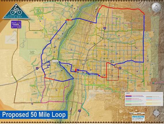 50-Mile Loop Map