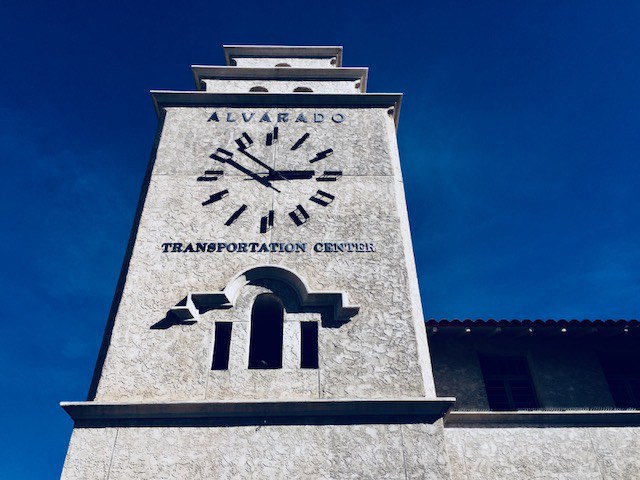 Alvarado Transportation Center Clock