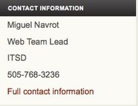 Contact Information
