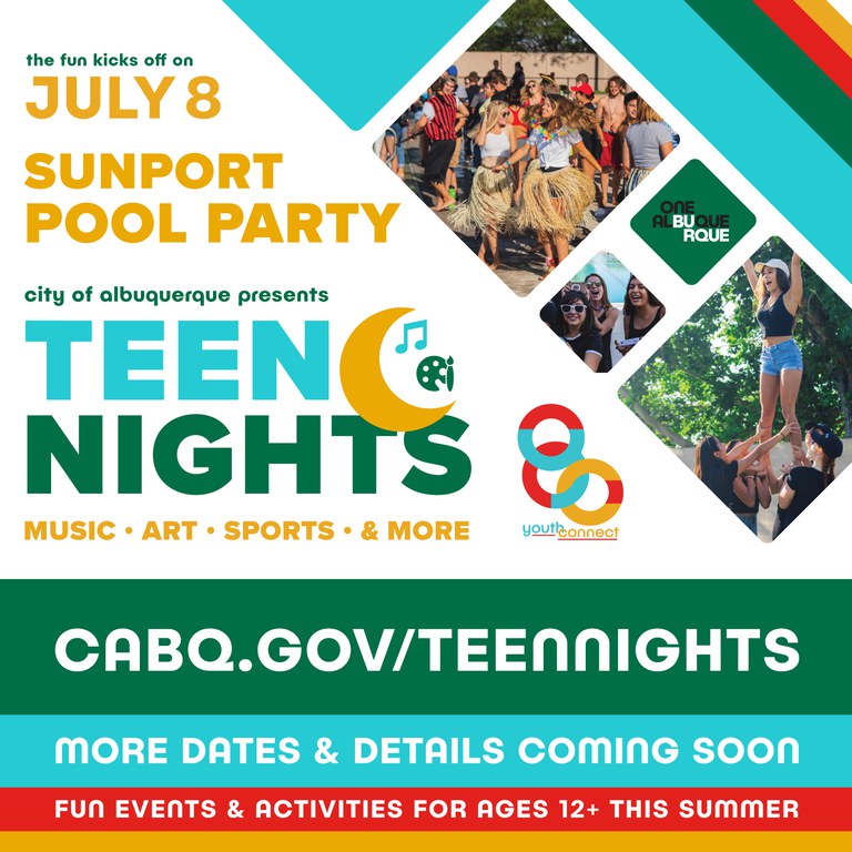Teen Night at Explora! Free entry, food, and fun. Friday, Feb. 28, 2020. 6:30-9 p.m. Ages 12-19 with ID. Games, ping pong ball explosion, origami, and door prizes.